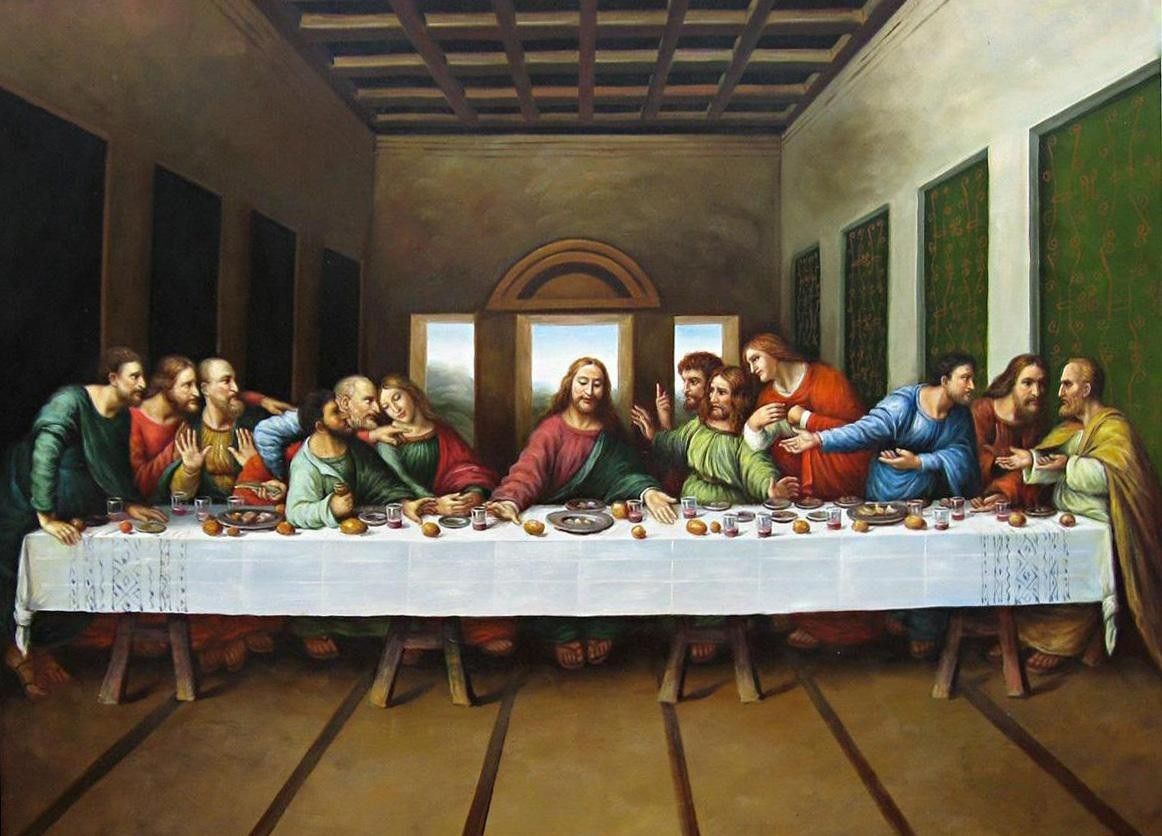 Leonardo da Vinci original picture of the last supper